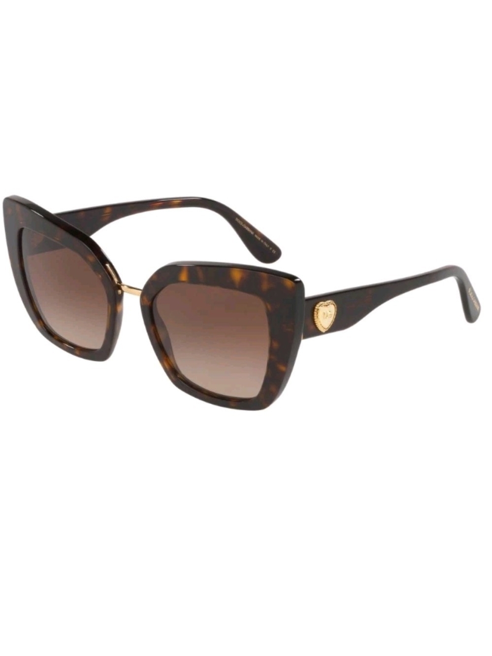 DOLCE & GABBANA Havana Cat Eye Women's 52 mm Sunglasses